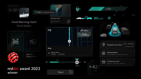 Image 2 - Kia Red Dot Win 'Ki' ccNC infotainment system