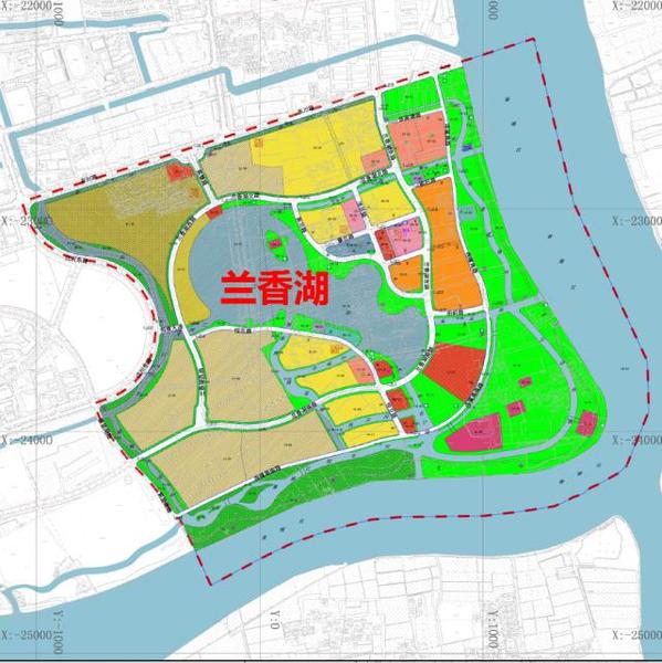 上海市闵行区兰香湖开挖:0.4平方公里,周围农村农田将大片消失