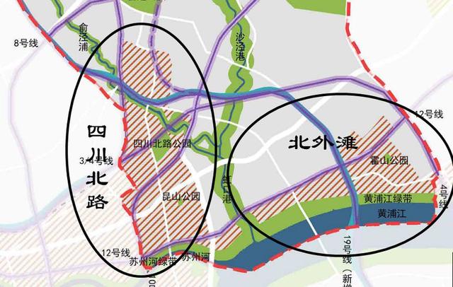 展望上海市虹口区的发展战略：北外滩逐渐替代四川北路成为亮点