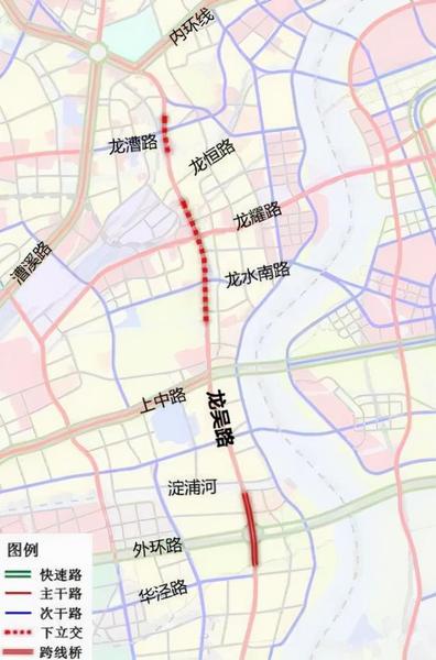 2隧1桥快速化改造,龙吴路打造2.0版南北大动脉