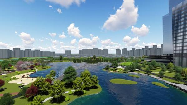 闵行中部将建10万㎡湿地公园,近1/3为湖泊,2021年初竣工