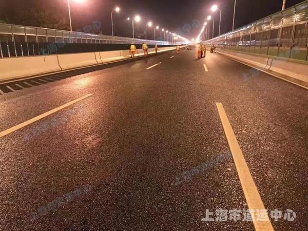 【便民】“申”字形高架部分路面翻新啦!快来瞧瞧TA们的“新妆”