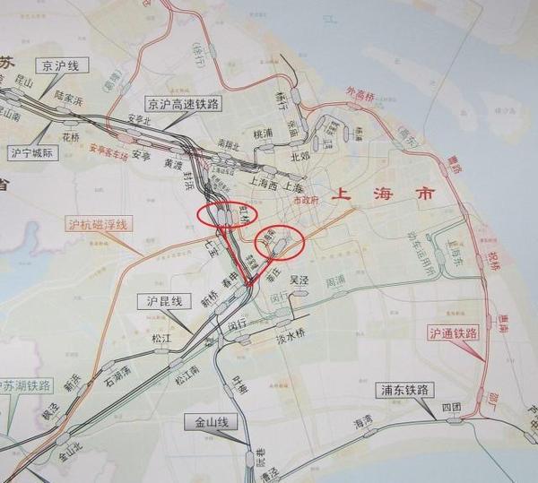 上海南站到上海虹桥站的联络线将要开通：动车组承担上海市内交通