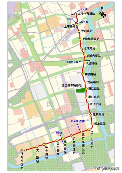 重磅官宣！轨交23号线站点位置公示！上海南滨江区域价值腾飞