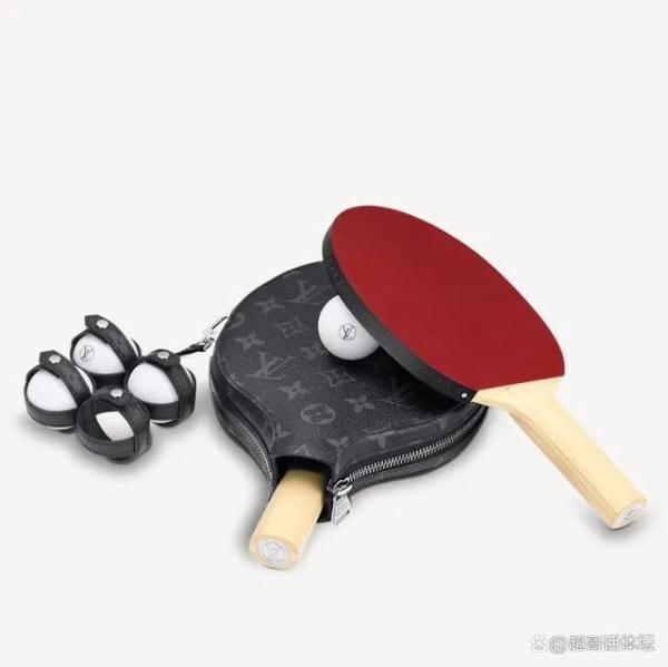 LV推出天价乒乓球拍，网友：1.8万元一副的拍子，能打赢路边的大爷么？