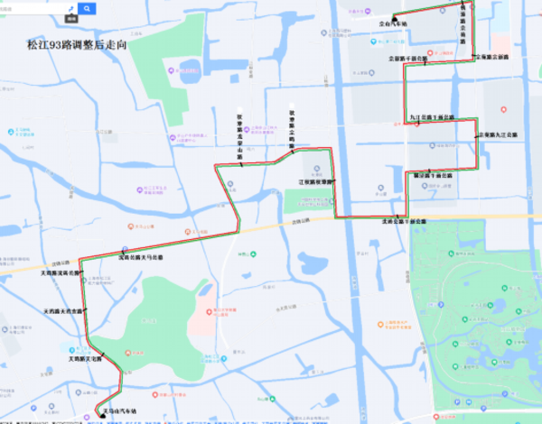 详见→青浦、松江这些公交线路近期将调整走向