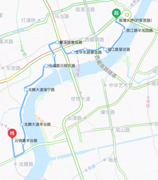 只要2元，这里有2条上海最美滨江风景公交线