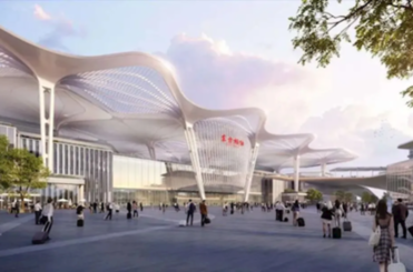 上海东站封顶！国内高铁车站中首次引入航空模块
